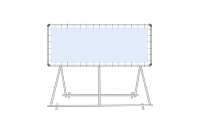 Vrijstaand spandoekframe - De Printgroep - Jouw partner in print!