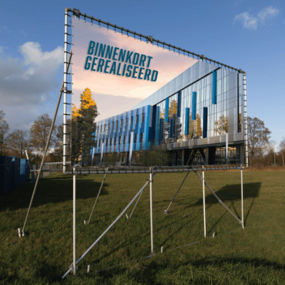 Vrijstaand spandoekframe - De Printgroep - Jouw partner in print!