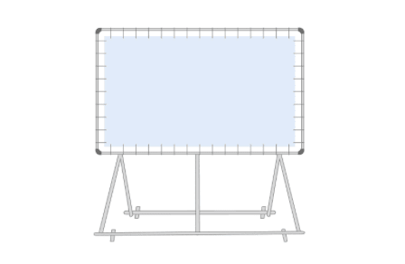 Vrijstaand spandoekframe - De Printgroep - Jouw partner in print!