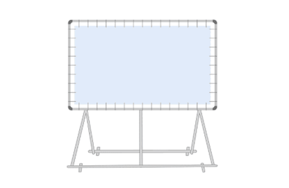 Vrijstaand spandoekframe - De Printgroep - Jouw partner in print!